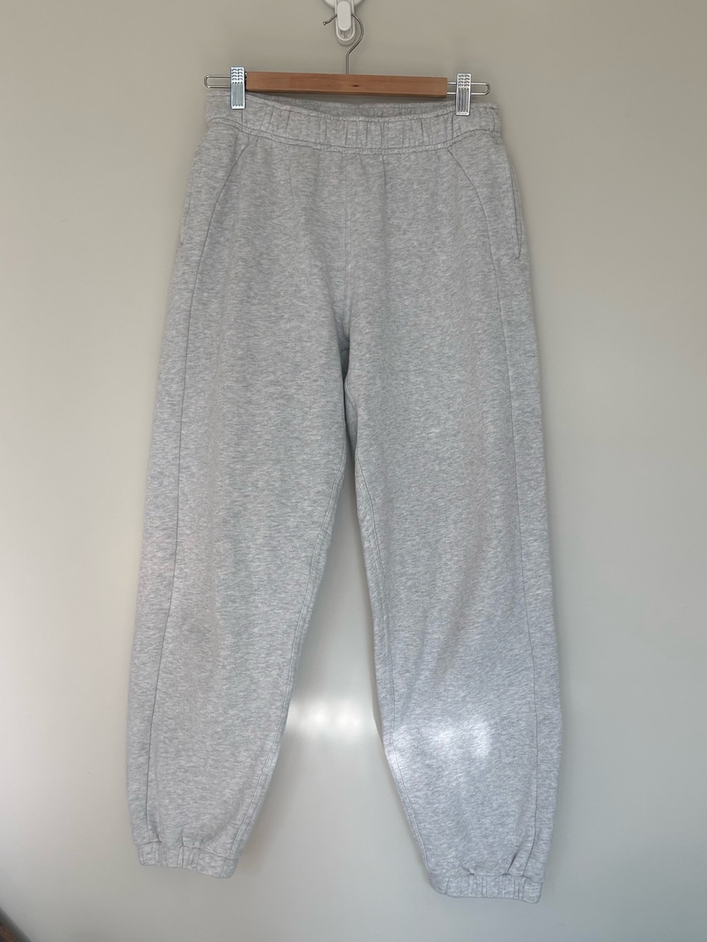 lululemon athletica Light Gray Jogger Sweatpants